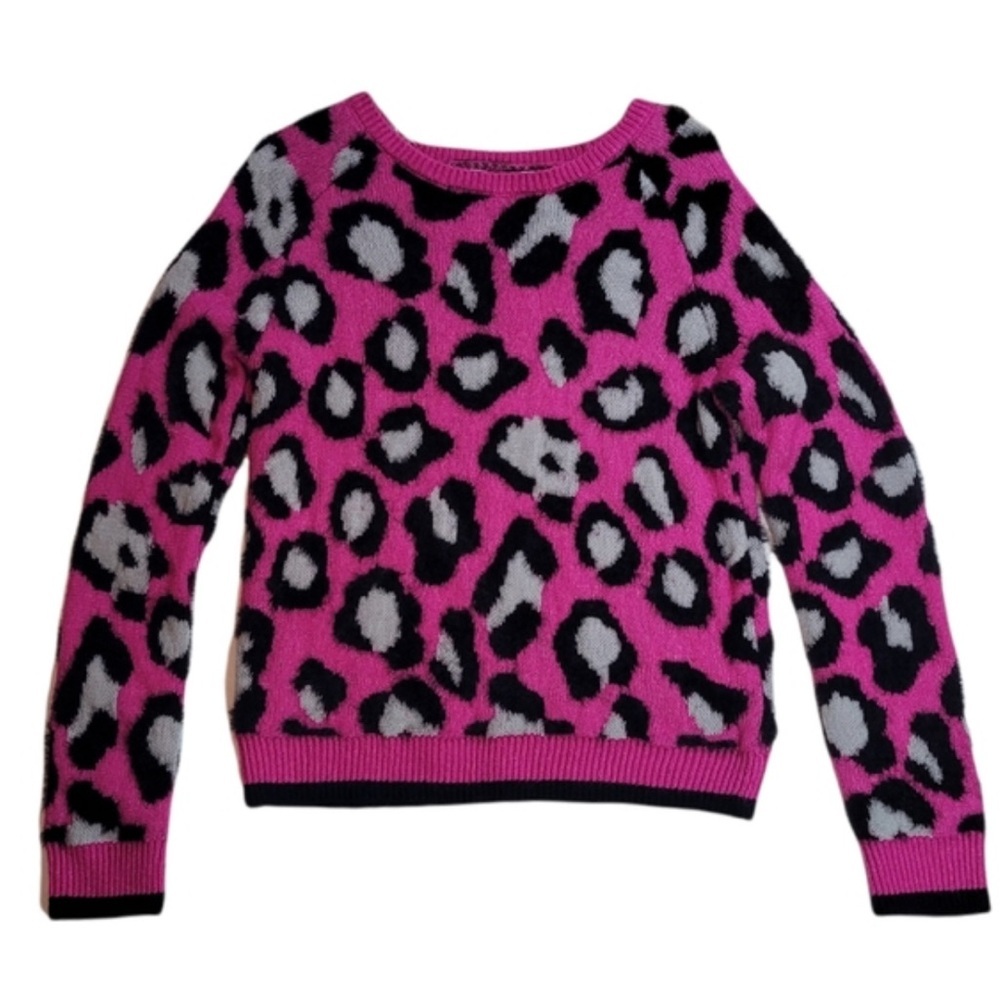 No Boundaries Pink and Black Sweater